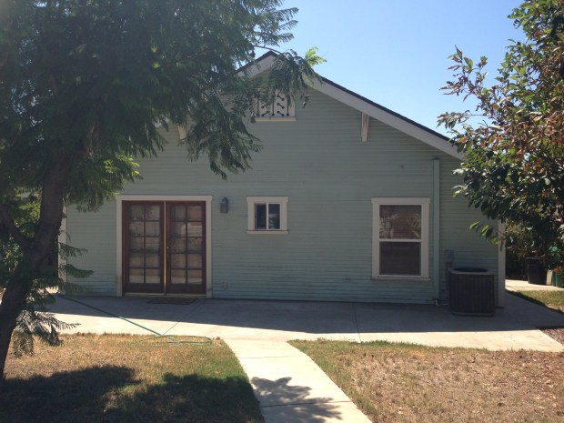 Back of House - looking from the garage. 