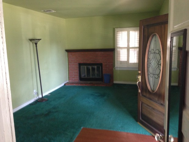 Living Room - looking from the front door. 