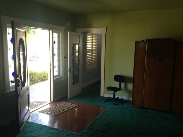 Living Room - looking at the front door. 