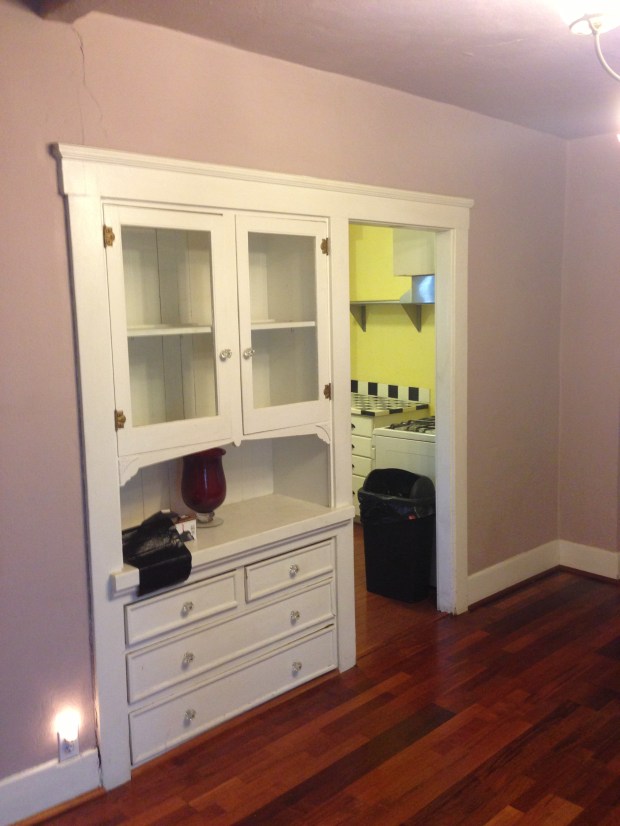 Dining Room - check out that original hutch!