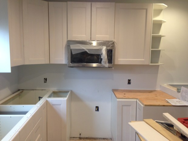 Nice new microwave hood.