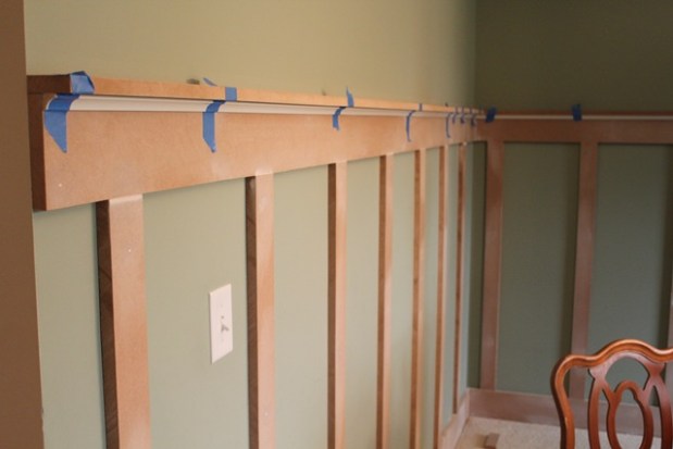 EXAMPLE Board and Batten Instructions here: http://www.justagirlblog.com/board-and-batten-part-1/