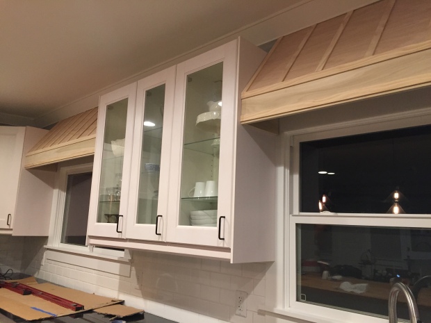 Both wood awnings completed!