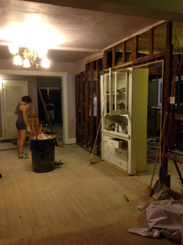 Yay! We can see the floor!