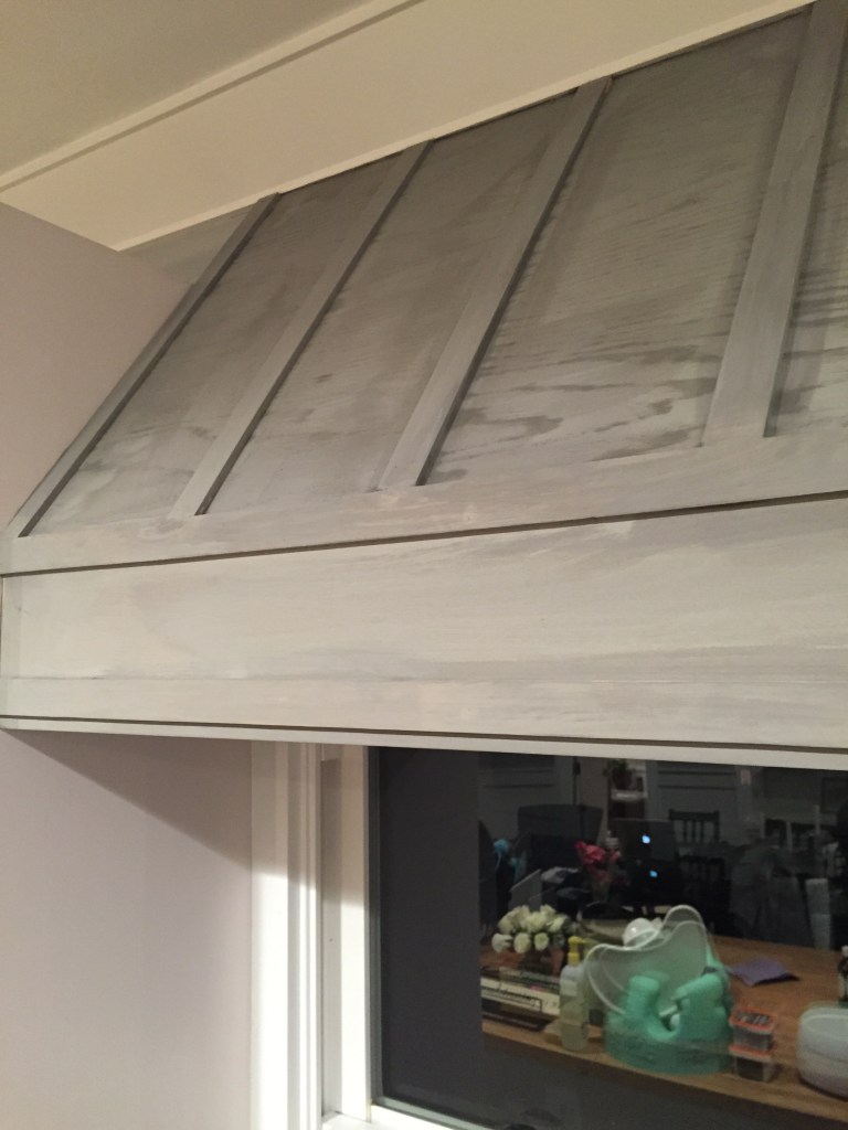 Up close of the milk paint in action.