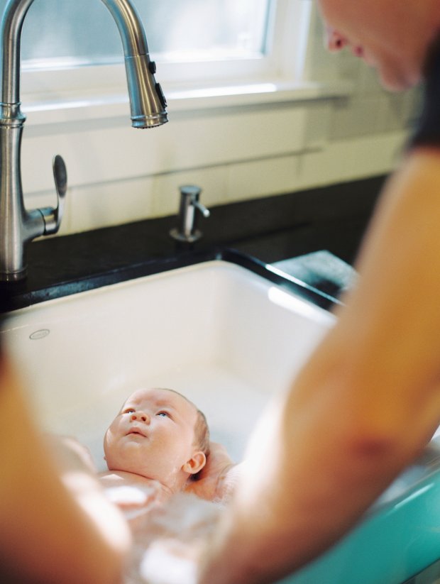 See the farmhouse sink in action!