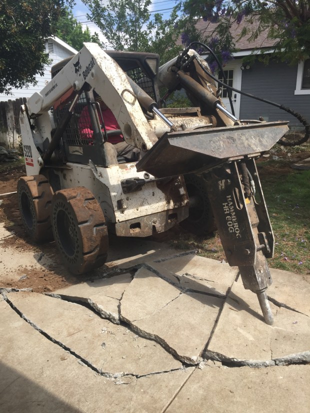 Goodbye old concrete!