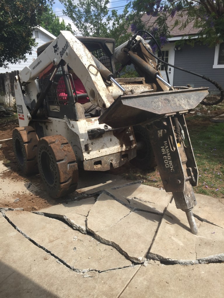 Goodbye old concrete!