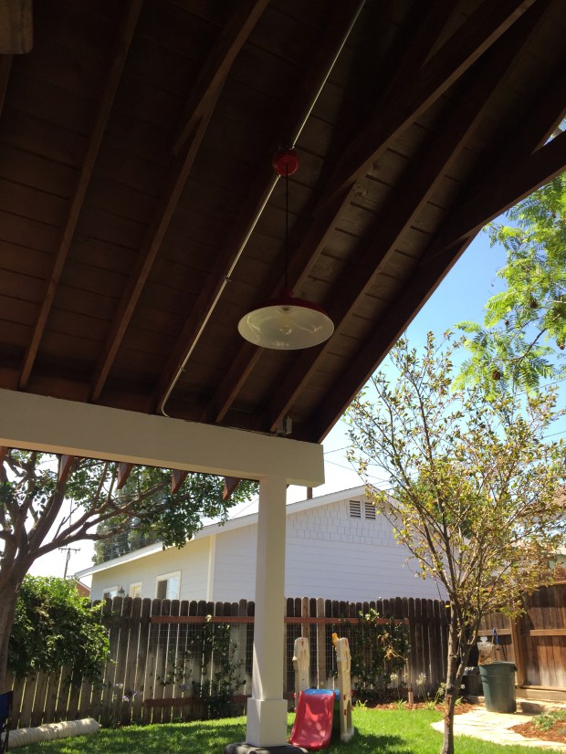 Taken the next day during with the sun out... You can see how the stain evened out. 