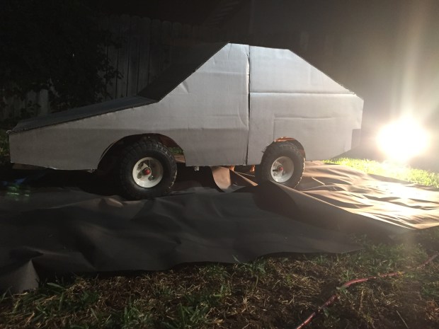 Spray painted to perfection.